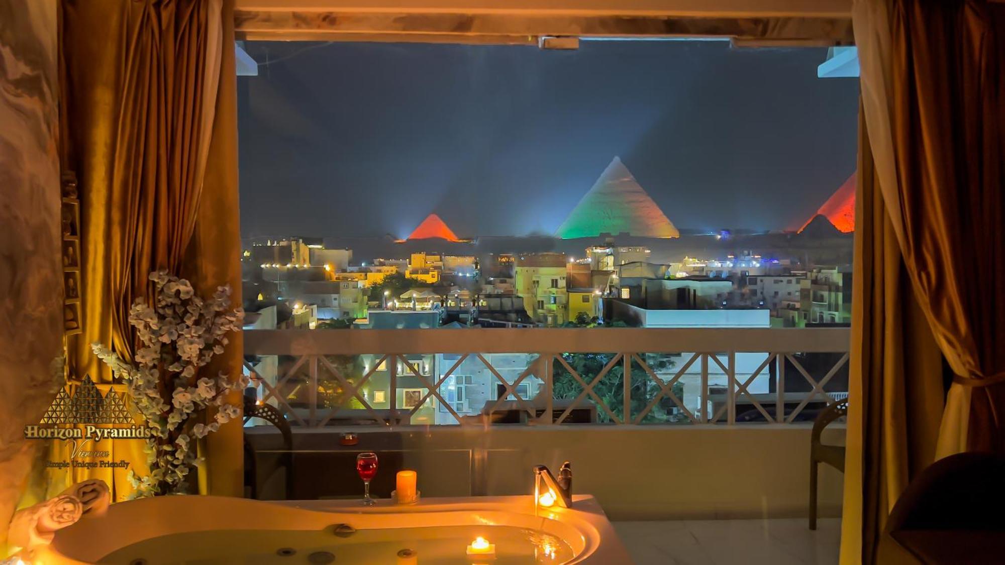 Horizon Pyramids View Inn Kafrat al Jabal Luaran gambar